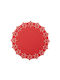 Nef-Nef Homeware Snow Christmas Placemats Fabric Red D38cm.
