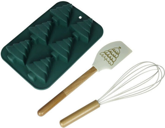 Brandani Set Christmas Cake Molds 3pcs