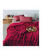 Kentia Πάπλωμα Υπέρδιπλο 220x240εκ. Marshmallow Bordo 460 GSM