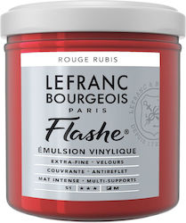 Lefranc & Bourgeois 125ml Flashe Acrylic 388 Series 1 Red Ruby