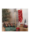 Nef-Nef Homeware Starlight Κουβέρτα Fleece Καναπέ 110x140εκ. Red/ecru