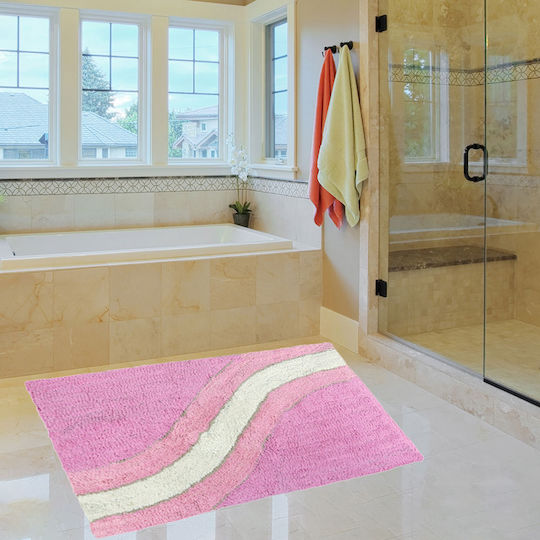 San Lorentzo Non-Slip Bath Mat 1623PINK Pink 60x90cm