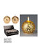JK Home Decoration Crăciun Lumânare Auriu