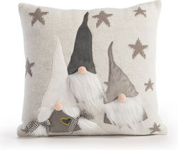 Nef-Nef Homeware Stars Μαξιλαροθήκη Λευκή