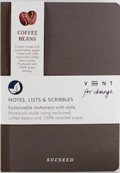 Vent Spiral A6 Brown Notebook