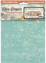 Set 8 Reispapier Decoupage Stamperia 10.5×14.8c...
