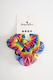 Set 2 Elastice Pentru Păr Scrunchies Textură Lucioasă Violetă