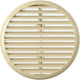 Microlink Vent Louver Round with Screen