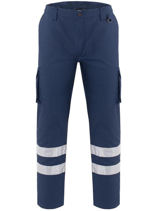 Axon Pantaloni De Lucru Reflectorizanți Clasic Gri Închis