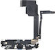 Cabluflex Port de Încărcare Titan Negru iPhone 15 Pro Max