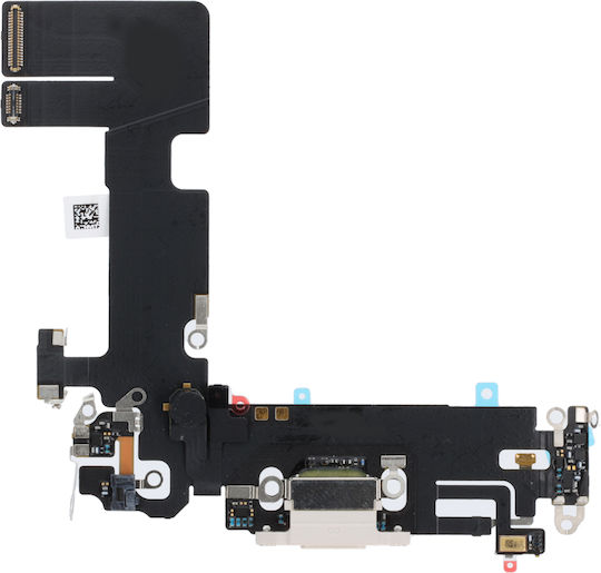 Кабел лента Порт за зареждане iPhone 13 Бял
