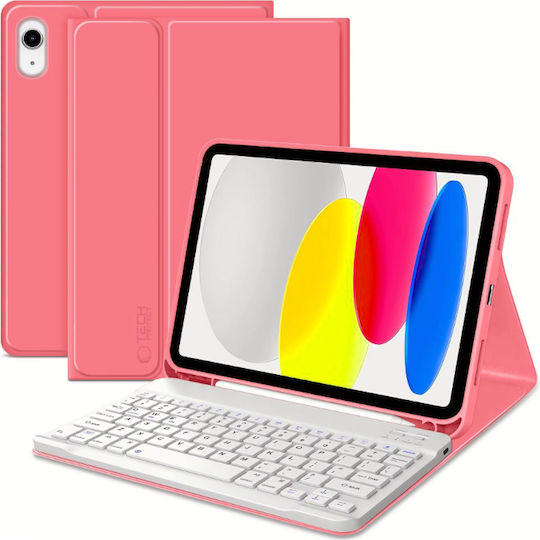Tech-Protect Flip Cover cu Tastatură Violet (iPad 10.9'' 2022, iPad 11'' 2025)