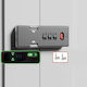 Screw-On Door Fastener Integrated Lock Combination Fastener Flat Fluorescent Grey