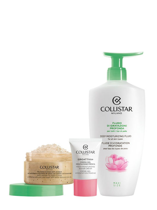 Collistar Corpo SetDeep Hydration Σετ Περιποίησης για Ενυδάτωση & Καθαρισμό Σώματος 3τμχ