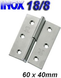 Inox 18/8 Scharnier Geteilter Rechts 7323
