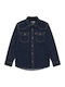 Kinder Hemd Langarm Dark Barstow Western