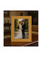 Galifas Metallic Photo Frame with Brown Frame