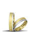 Themelidis Jewels Wedding Rings Bicolour 22K