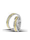 Themelidis Jewels Σετ Βέρες από Λευκόχρυσο 14Κ
