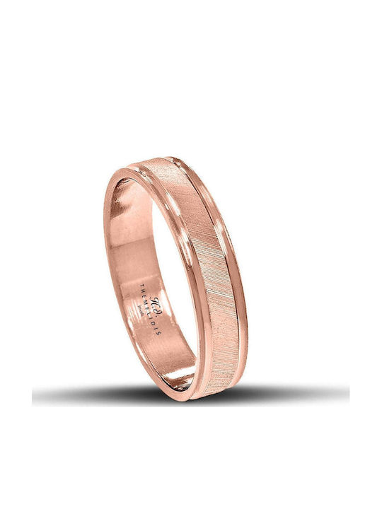 Themelidis Jewels Σετ Βέρες από Ροζ Χρυσό 22Κ
