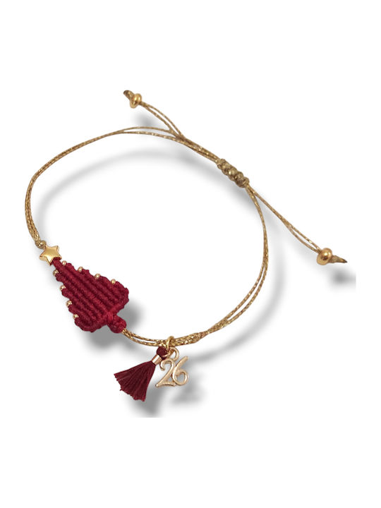 The Art of Beading Women's Bracelet Lucky Charm Macrame made of Cord