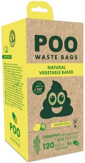 M-pets Poo Dog Σακουλάκια Περιττωμάτων Lemon Scented 120pcs