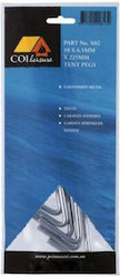 Πασσαλακια Σκηνης Oztrail Galvanised Tent Pegs 10 Pack 225mm X 6.3mm Ozt-666