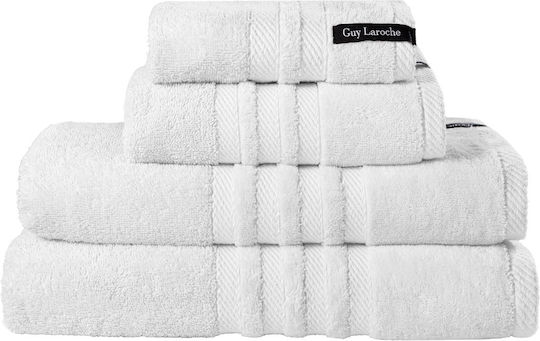 Guy Laroche Χεριών Bonus 90x150εκ. Optic White Βάρους 560gr/m²