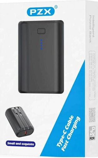 PZX V51 Power Bank 10000mAh 22.5W με Θύρα USB-C Μαύρο