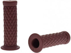 Rubber Scooter Handlebar Grips Brown