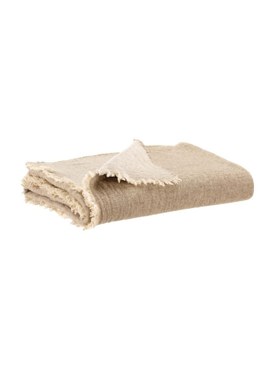 Vivaraise Bruna Armchair Throw 130x180cm Natural