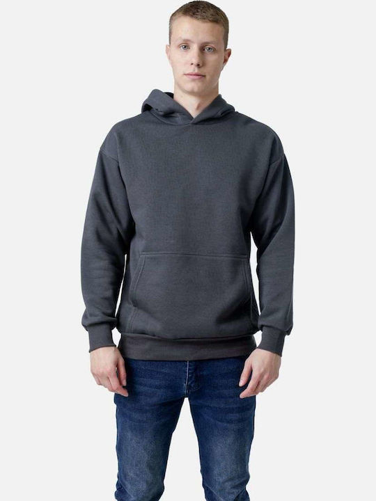 Sweatshirt with Hood Charcoal