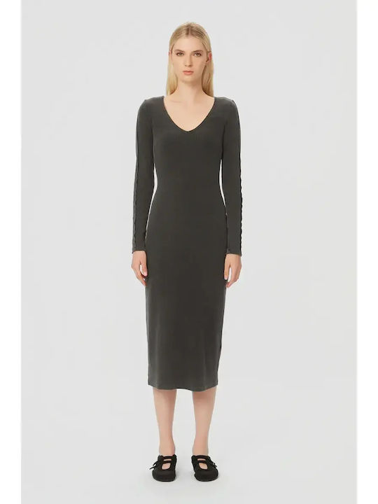 Midi Φόρεμα Vintage Black