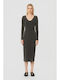 Midi Φόρεμα Vintage Black
