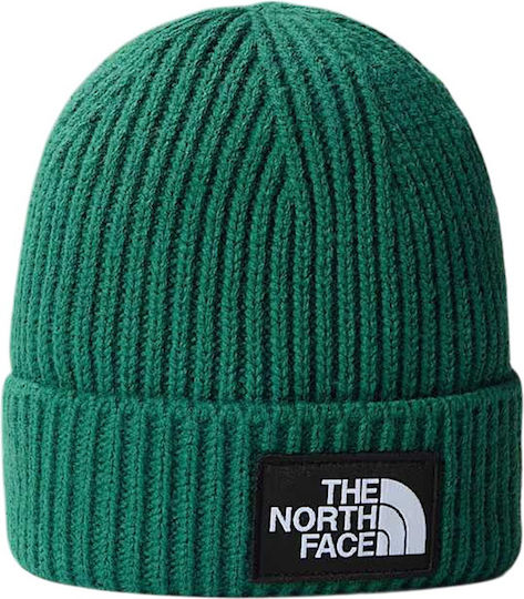 Logo Box Beanie Männer Beanie Gestrickt in Grün Farbe