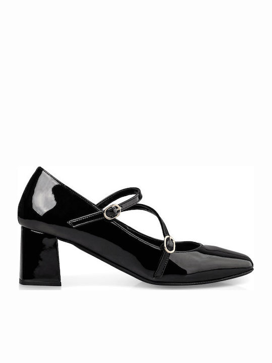 Envie Shoes Pumps mit Riemchen Schwarz