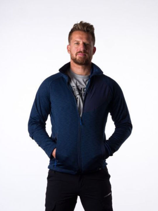 Northfinder Ανδρική Ζακέτα Fleece Navy Μπλε