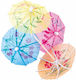 Wooden Umbrellas 10cm 100pcs