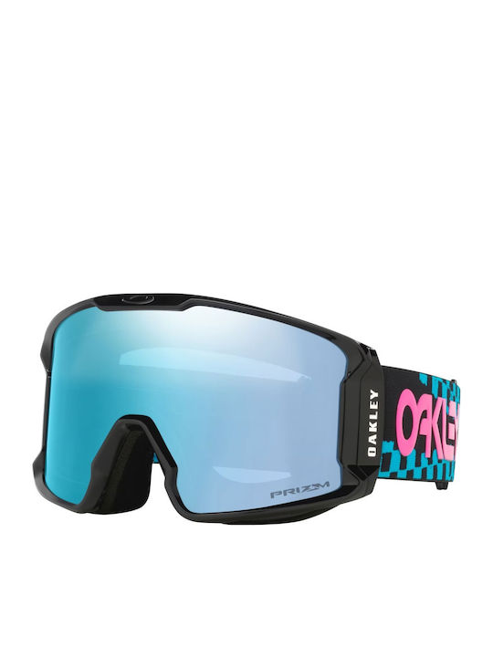Oakley Ски & Сноуборд Маска Детска Черен с Леща в Цвят Черен