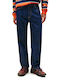 Men's Jeans Pants with Regular Tapered Fit Blue