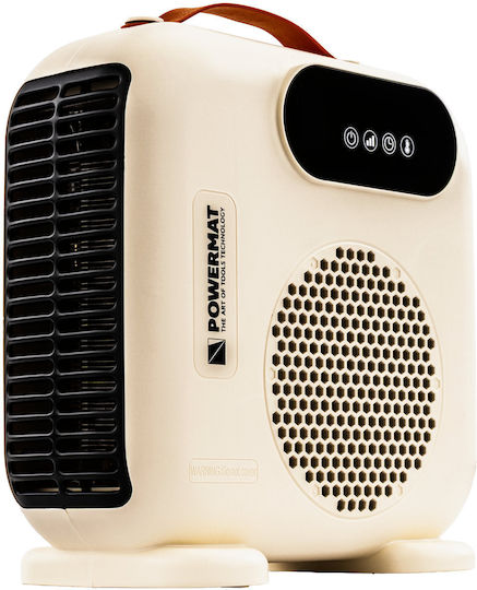 Powermat Fan Heater Room Floor White 2000W