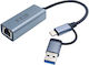 Inca IUTP-01TX USB Network Adapter with Wired Ethernet Connection