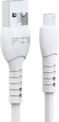 Cable Pzx V147 From Usb A M To Usb Micro B M 2m White