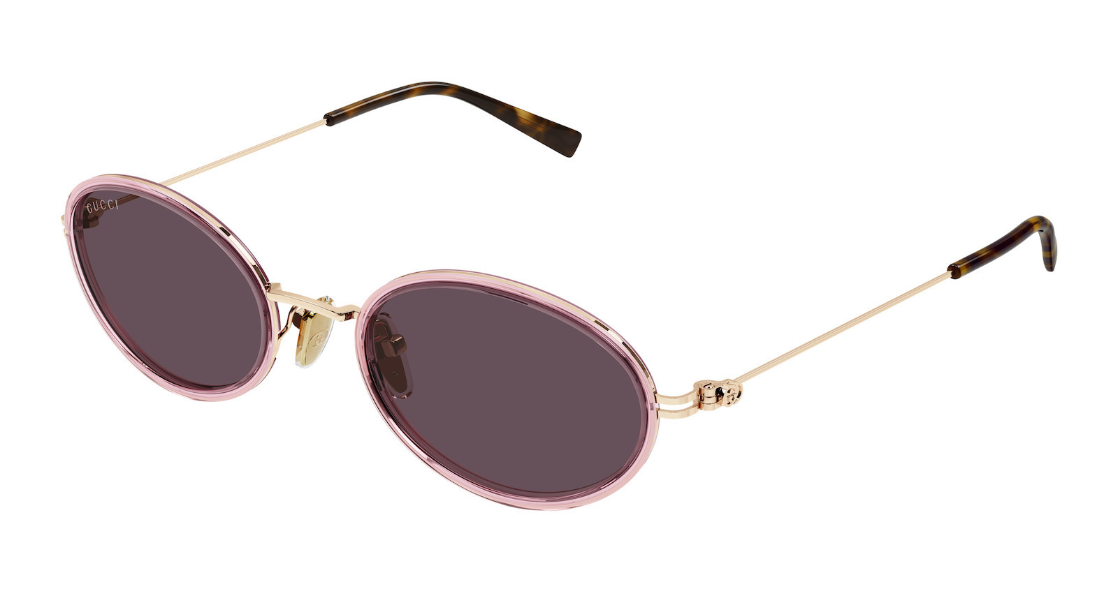 New Gucci Women Oversized Purple Pink Sunglasses GG1431S 003 Authentic Gucci Women main image 4