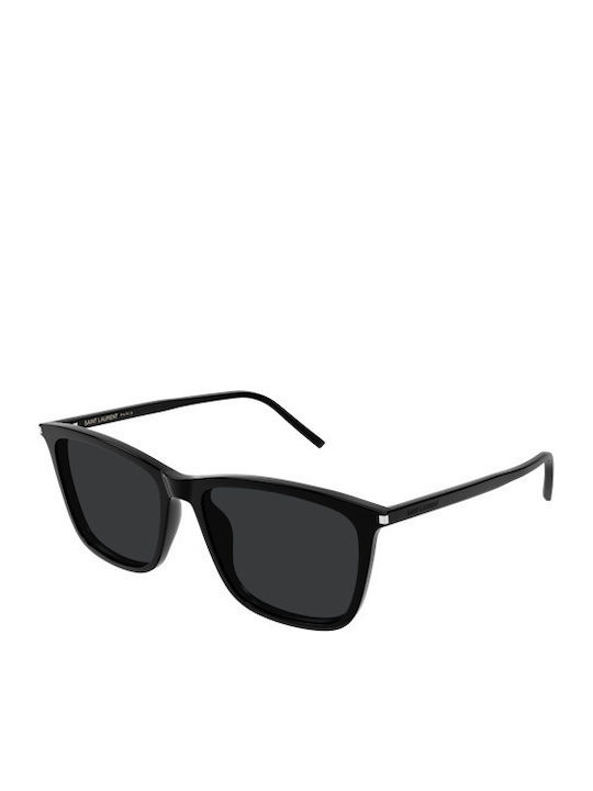 Ysl Unisex Sunglasses with Black Plastic Frame and Black Lens SL 851 001