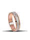 Themelidis Jewels Wedding Rings Bicolour 22K