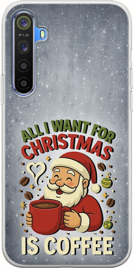All I Want Christmas Is Coffee Realme 6 Flexible TPU Transparent Silicone