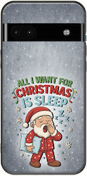 All I Want Christmas Is Sleep Google Pixel 6a 5g Black Tpu Μαύρη Σιλικόνη All I Want Christmas Is Sleep Google Pixel 6a 5g Black Tpu Μαύρη Σιλικόνη