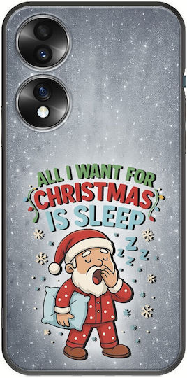All I Want Weihnachten Ist Schlaf Honor 70 5g Schwarze Tpu Schwarze Silikon