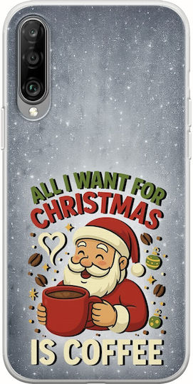 All I Want Christmas Is Coffee Xiaomi Mi A3 Flexible TPU Transparent Silicone